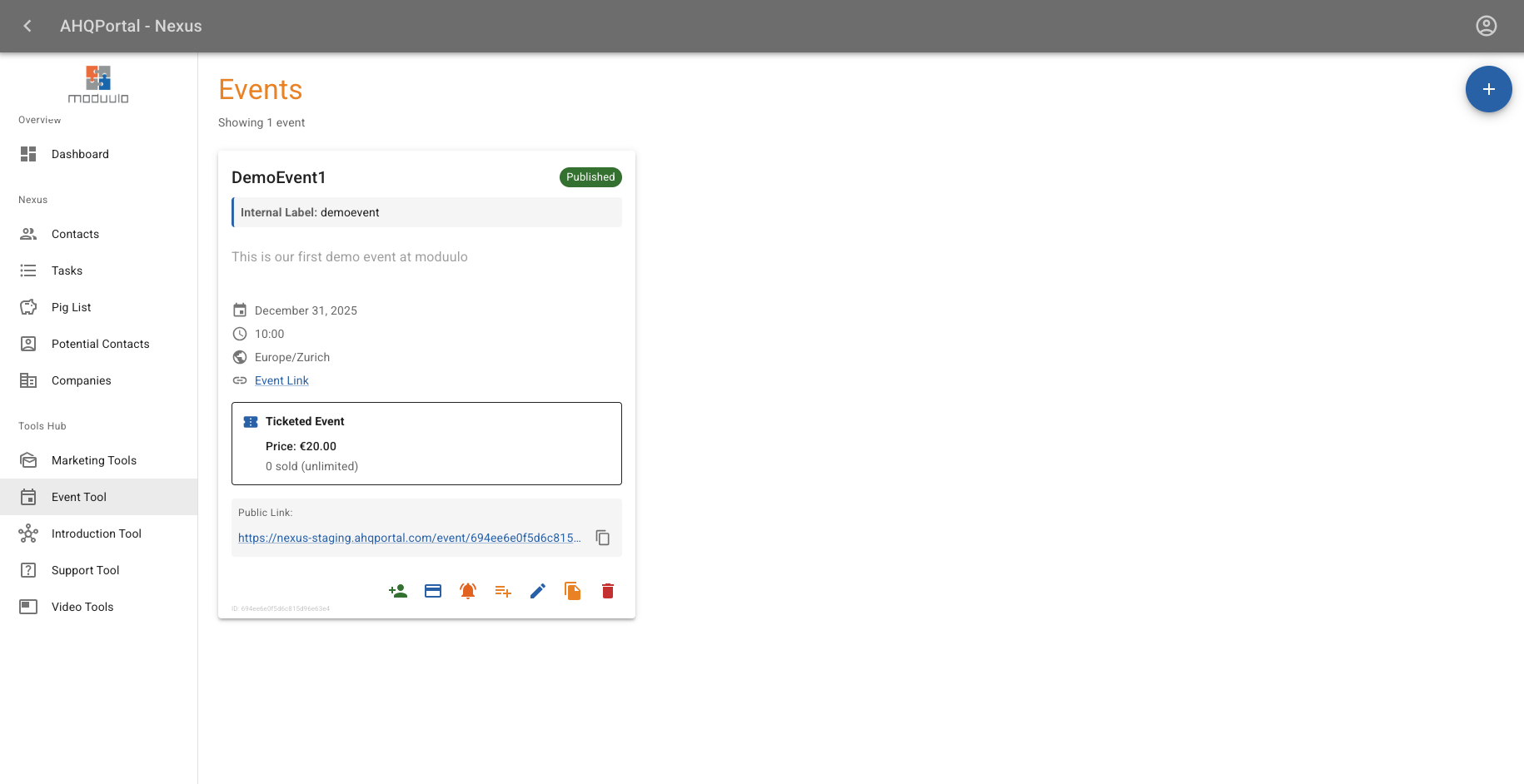 Event and event ticket sales to boost your promotion